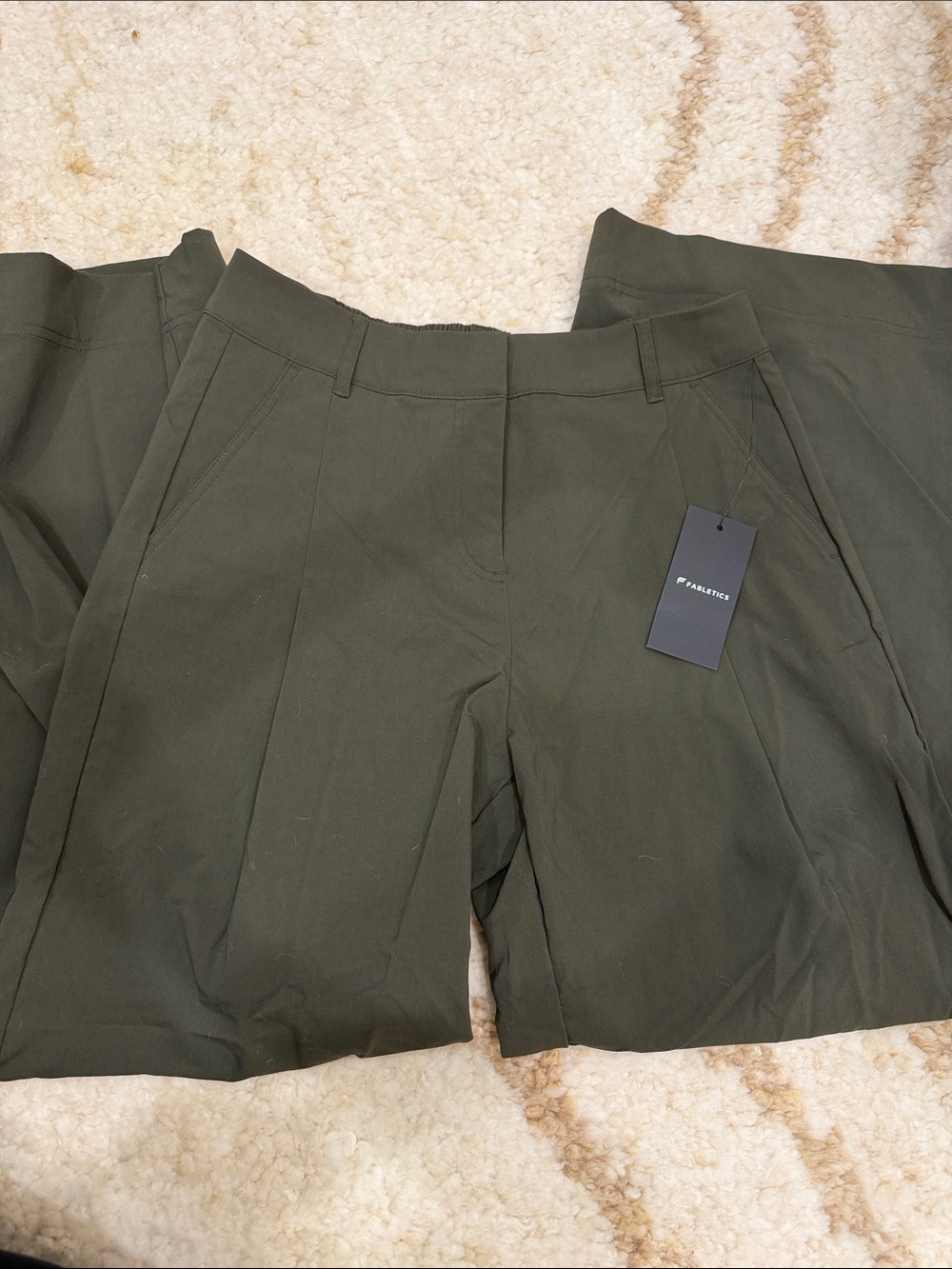 Fabletics Everyday Wide Leg Mid-Rise Trouser